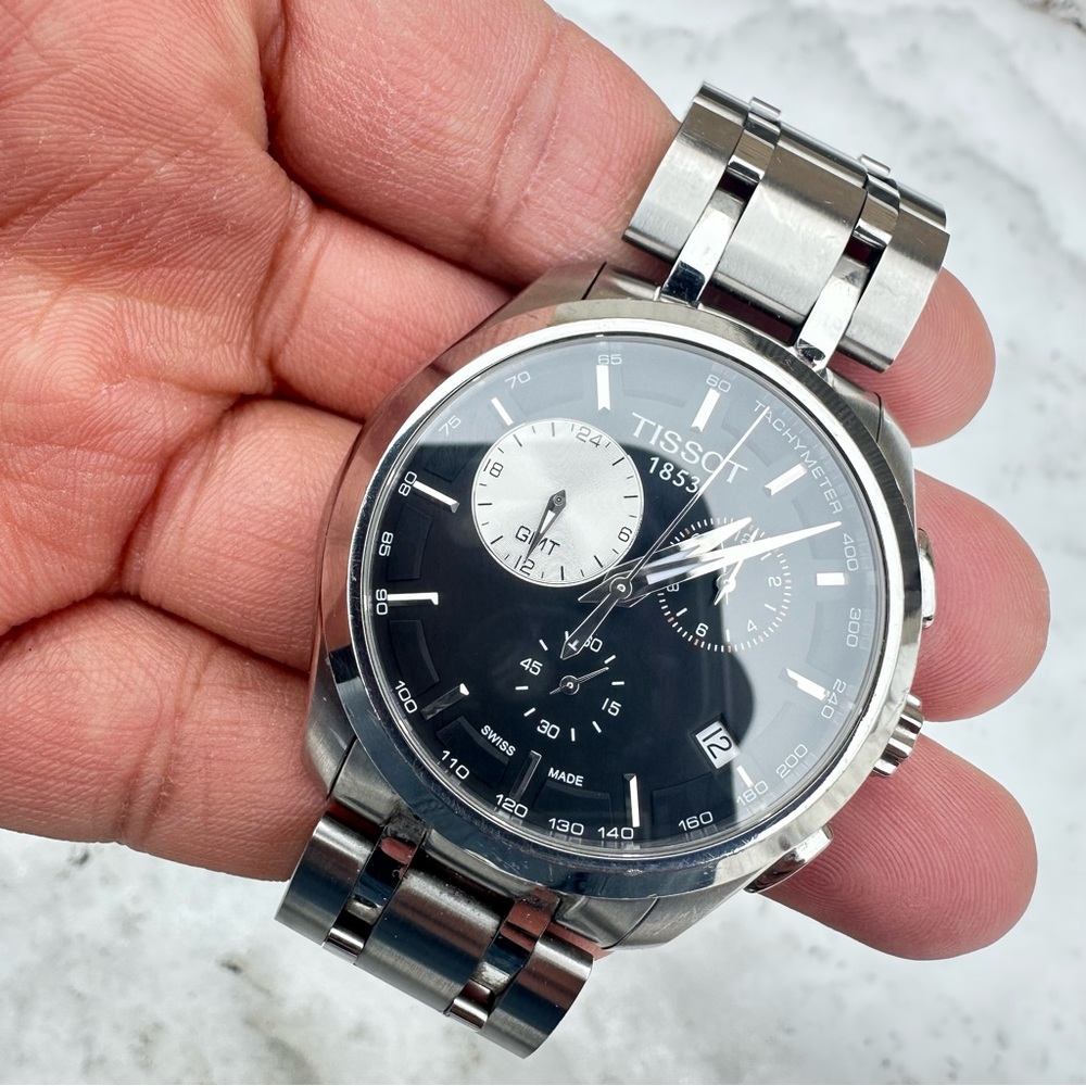 TISSOT COUTURIER QUARTZ CHRONOGRAPH GMT